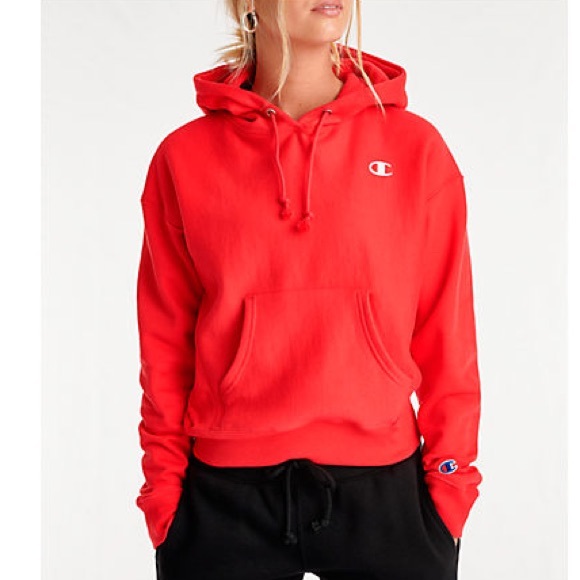red spark champion hoodie
